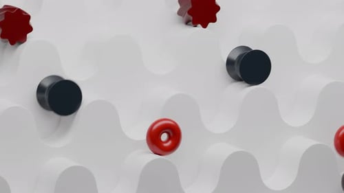 Geometric Path Colorful Shapes 3d Loop