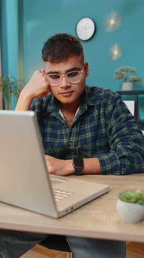 Sad Frustrated Pensive Annoyed Man Suffers From Unfair Situation Bankruptcy Stress at Home Office