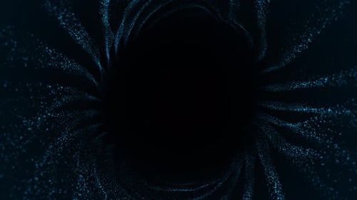 Dynamic Particle Vortex Logo Reveal Opener