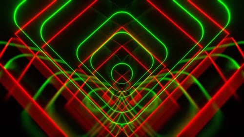 Green And Red Hypnotic Abstract Moving Background Vj Loop In Hd