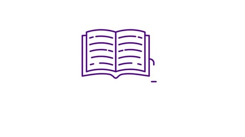 Animated Book With Mouse lcon