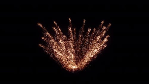 Ground Sparks Explosion Background
