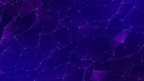 Abstract Digital Data Technology Plexus Form Network Connection 4k Business Background Loop