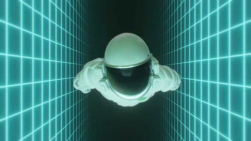 Astronaute volant Vj 4k