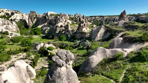 Awesome Aerial View of Goreme 4 K Turkey Cappadocia