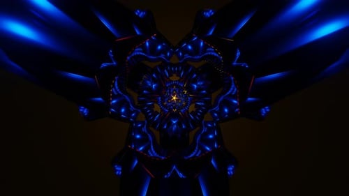 Faszinierende Muster mit lebendigen Farben und heiliger Geometrie