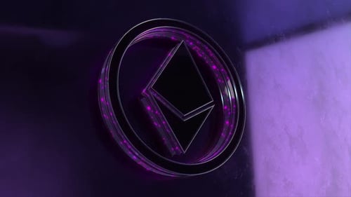 Futuristic Metallic Logo Reveal with Glowing Particle Animation