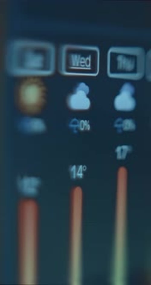 Weekly Weather Forecast in the App Warm Weather