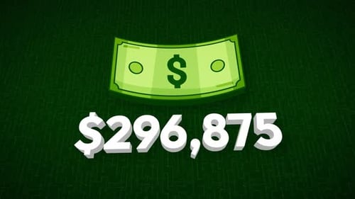 Money Fast Increase Number Background