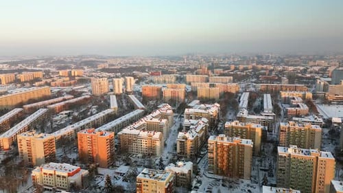 Aerial View of Residential District