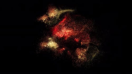 Chinese New Year Golden Dragon Particle Reveal