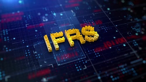 Pixelated Acronym IFRS