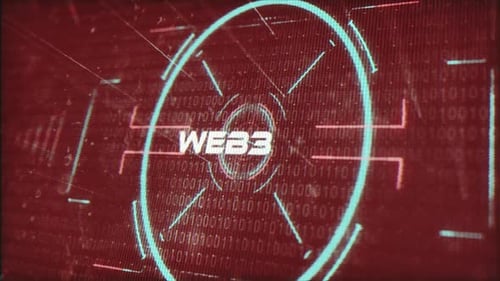 Les mots d'intelligence du Web3 dans la techno science-fiction