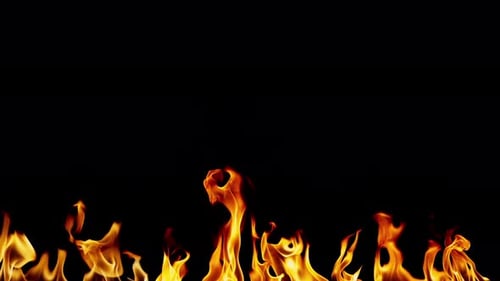 Abstract Isolated Hell Fire Flames 1