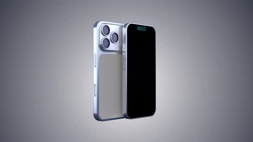 Premium iPhone Duo Rotation Loop | Full Alpha 4K Mockup