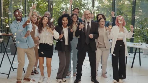 Festa de negócios corporativo