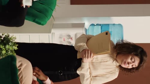 Coworkers Meeting at the Office