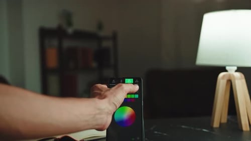 Turn On The Light With Mobile App