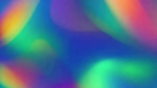 Vibrant Abstract Holographic Gradient Motion Background