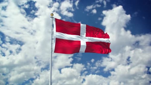 Sovereign Military Order Of Malta Realistic Waving 4k