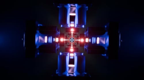 Bright Neon Pulses Animate Perfectly for VJ and Party Environments