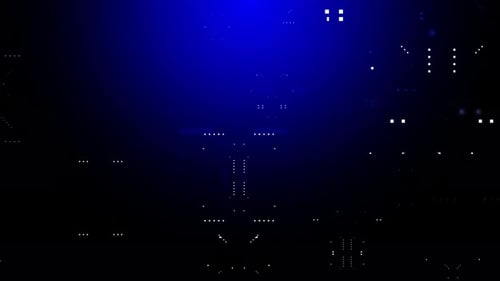 Technology Blue Background Loop