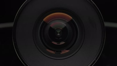 Close Up Of Wide Angle Camera Lens