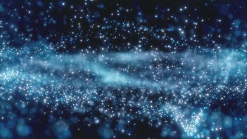 Blue Crazy Particles