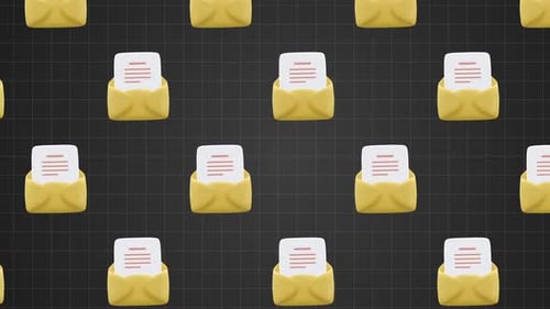 Newsletter Mail Box Open Messages Background