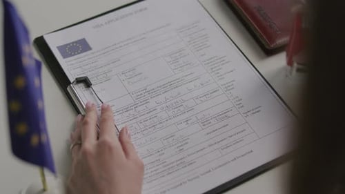 Visa Application Form is Stamped Rejected