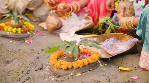 Préparation du Puja