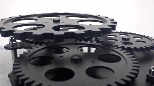 Rotating Gears of a Complex Black Machine