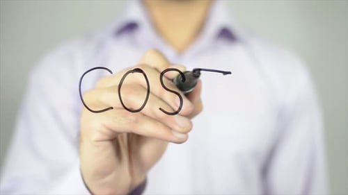 Writing Cost on Glass