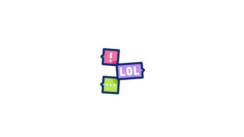 Animiertes Meme-Symbol