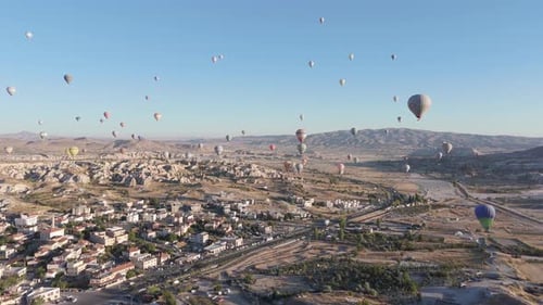 Göreme National Park World Heritage Cappadocia Turkey hot air balloon valley