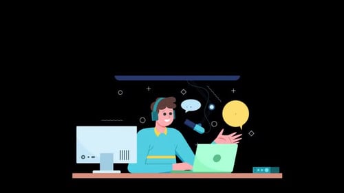 The Man Who Works on The Radio Alpha Channel