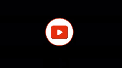 Animationsvideo mit YouTube-Symbolen — transparent