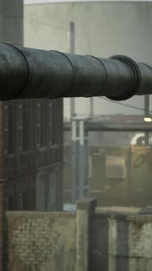 Industrial Object Refining Oil and Other Toxic Materials