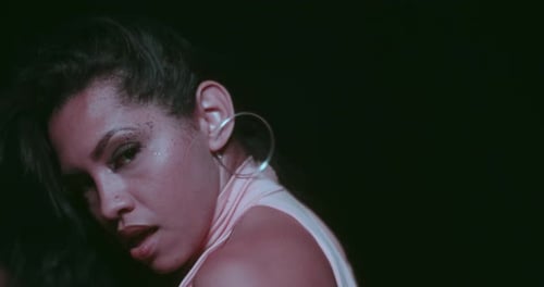 Beautiful slow motion shot of an urban dancer with smooth and sensual movements