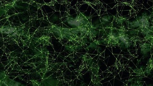 Estructura de conexión de red con fondo de plexo gráfico. 1