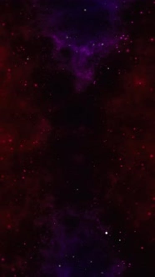 red confetti particles and bokeh lights on the red dramatic background 4k Vertical video