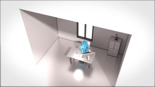 Corporate Network Distribution from Office Animation