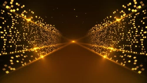 Digitale Cyberspace-Partikel, Wellendatenverbindung, Big-Data-Technologie, Matrix-Flow-Blockchain-Server