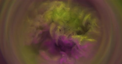 Abstract Swirling Pink and Gold Colors