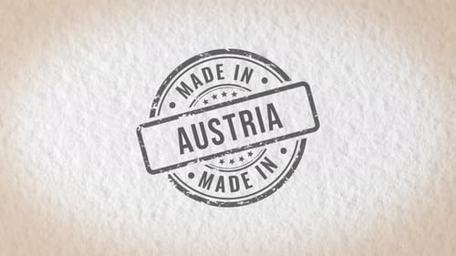 Made In Austria Stamp