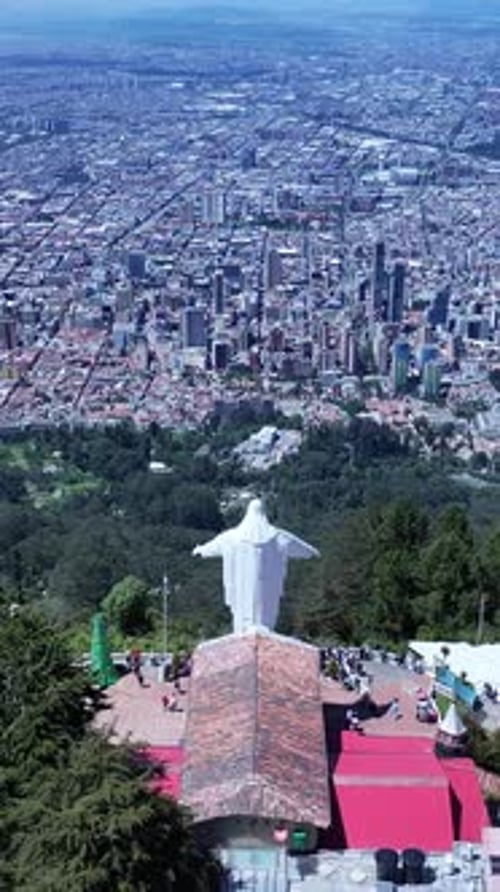 Santuario de la Virgen de Guadalupe en Bogotá en Cundinamarca, Colombia.