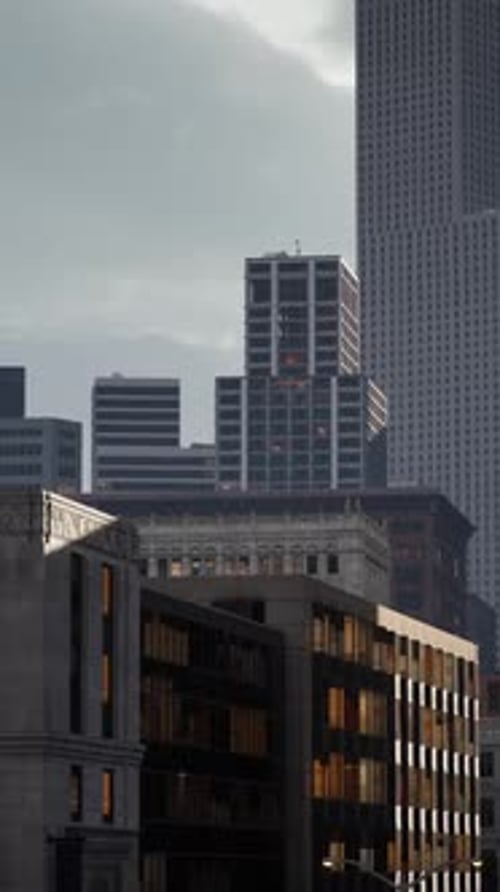 Art Deco Stone Buildings in the City of Chicago