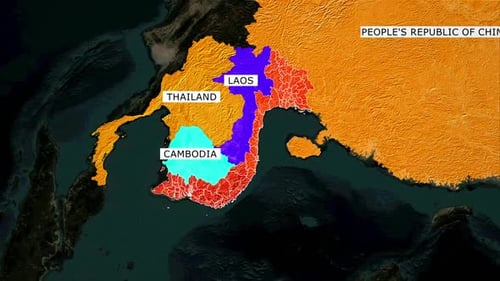 Animated Map of Southeast Asian Countries Highlight
