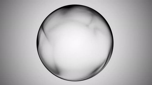 Looping animation of a black plasma energy sphere