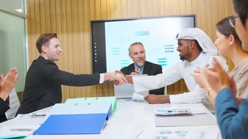 Diverse Business Team Meeting and Collaboration at Office